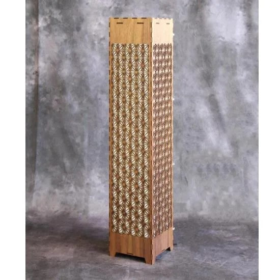 Air Purifier,Woodcraft Tower style lantern,Design “ASA (hemp)”（L）