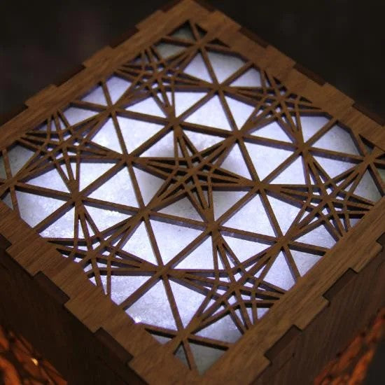 Air Purifier,Woodcraft Tower style lantern,Design “RINDO (gentian)”（L）