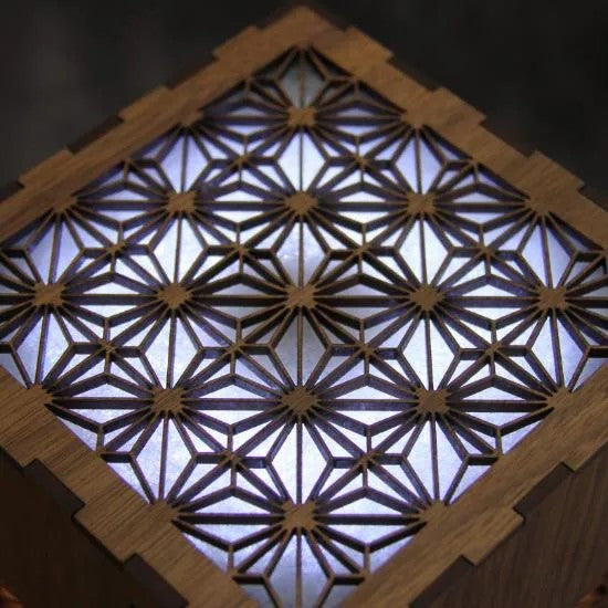 Air Purifier,Woodcraft Tower style lantern,Design “ASA (hemp)”（L）