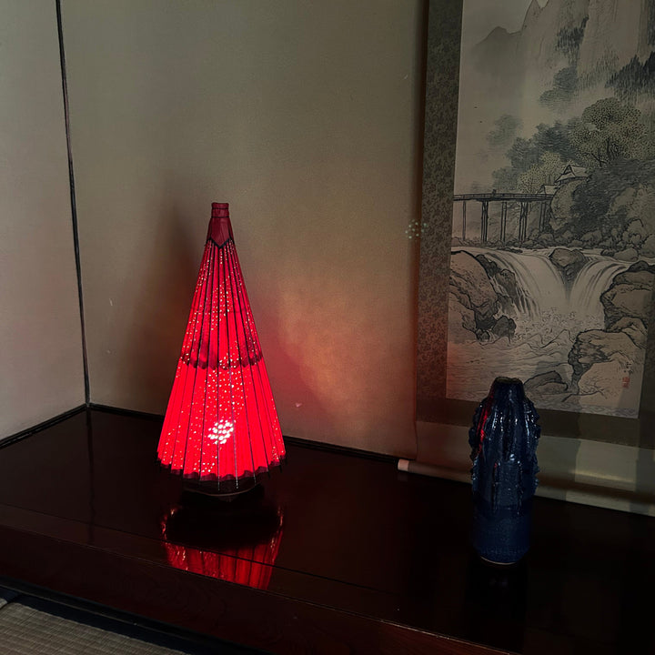Wagasa style lantern,Room Lantern,Hand Crafted （L）,“Guren”