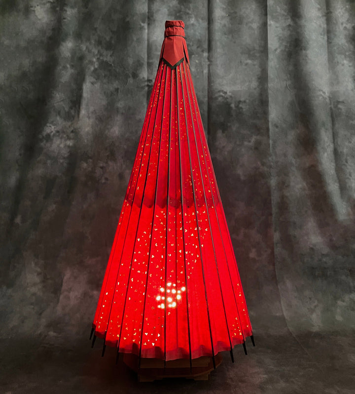 Wagasa style lantern,Room Lantern,Hand Crafted （L）,“Guren”