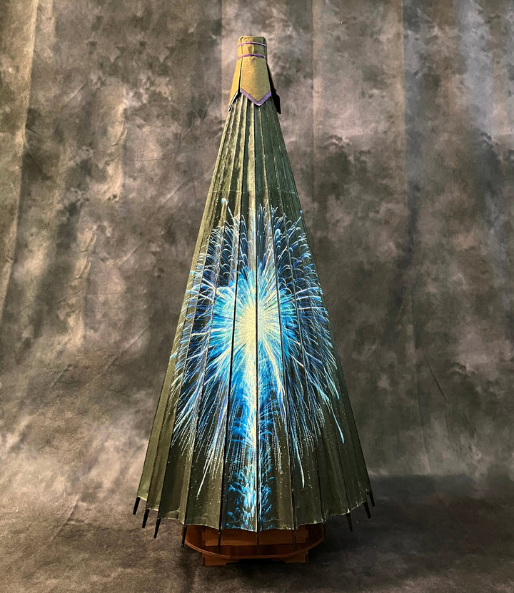 Wagasa style lantern,Room Lantern,Hand Crafted （L）,“Hanabi”