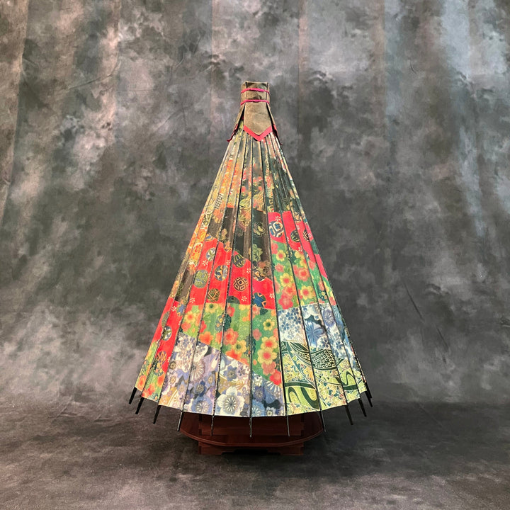 Wagasa style lantern,Room Lantern,Hand Crafted （S）,“Shichisai”
