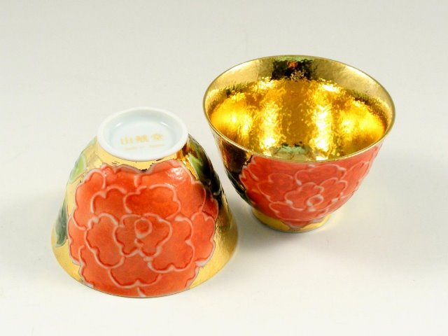 Teapot＆Teacup,Japan Ceramic,Arita Ware,Japanese Traditional Crafts（RED）