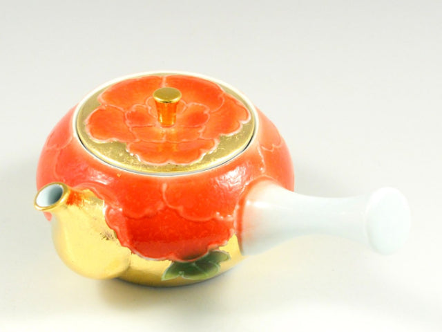 Teapot＆Teacup,Japan Ceramic,Arita Ware,Japanese Traditional Crafts（RED）