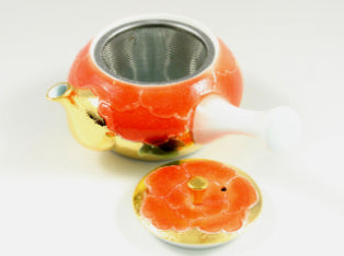 Teapot＆Teacup,Japan Ceramic,Arita Ware,Japanese Traditional Crafts（RED）